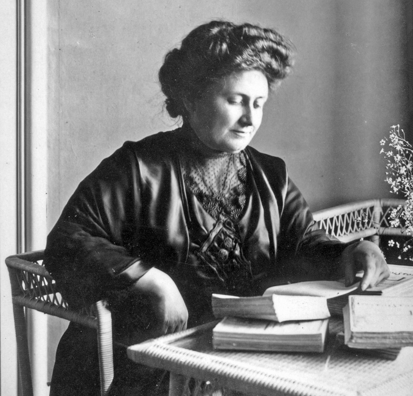Image or Dr. Montessori with copy about Doctor Maria Montessori